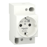 Schneider Modular socket, 2P+E, 250V, 16A - Rubicon Installer Portal